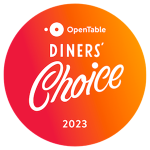 Open Table Diners' Choice 2023 Badge