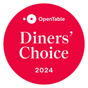 Open Table Diners' Choice 2024 Badge